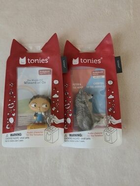 NIP Wizard of OZ and Peter And The Wolf Tonies for Toniebox